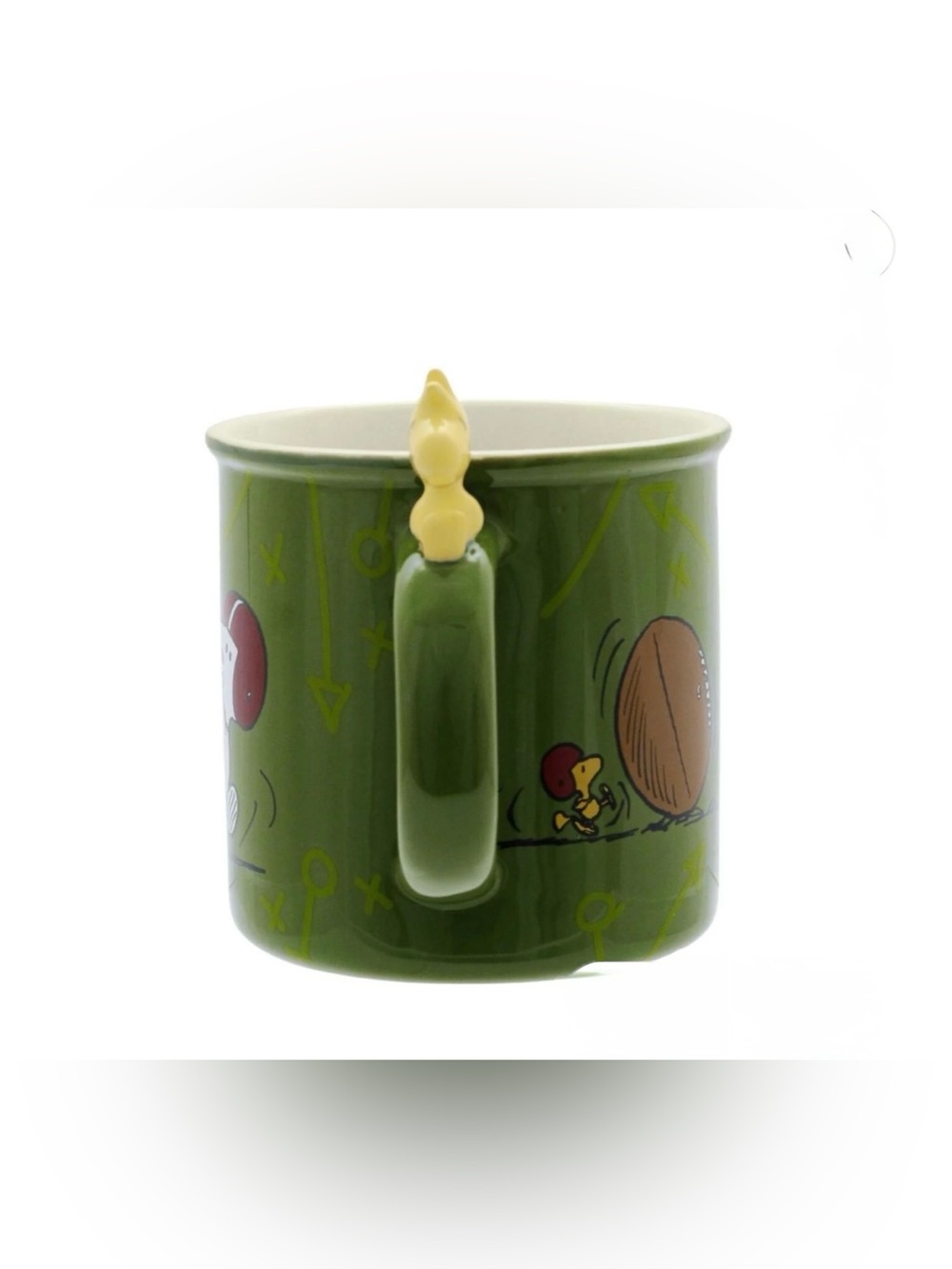 Snoopy & Woodstock Football Mug - Picture 2 of 4